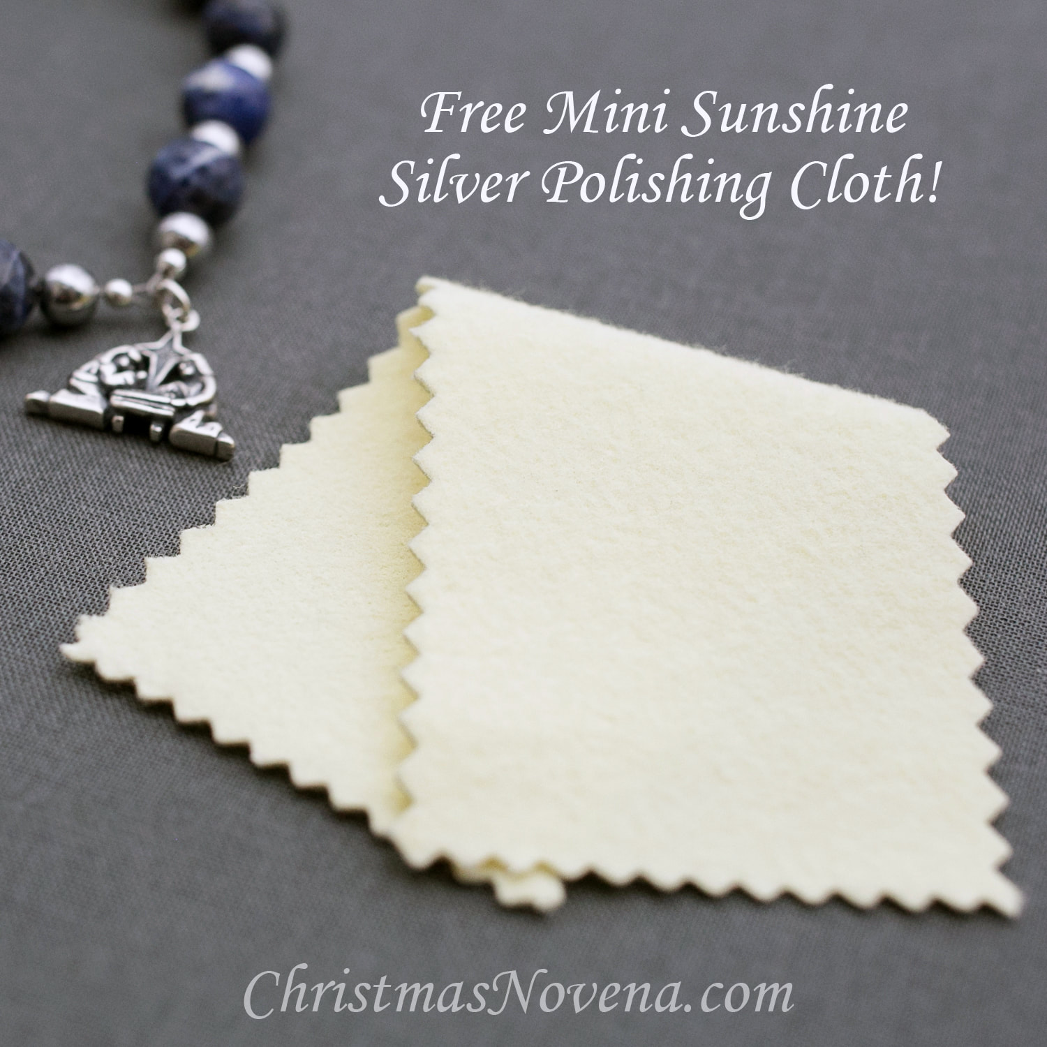Mini Jewelry Silver Polish Cloth 3 x 3 – strungoutonpearls